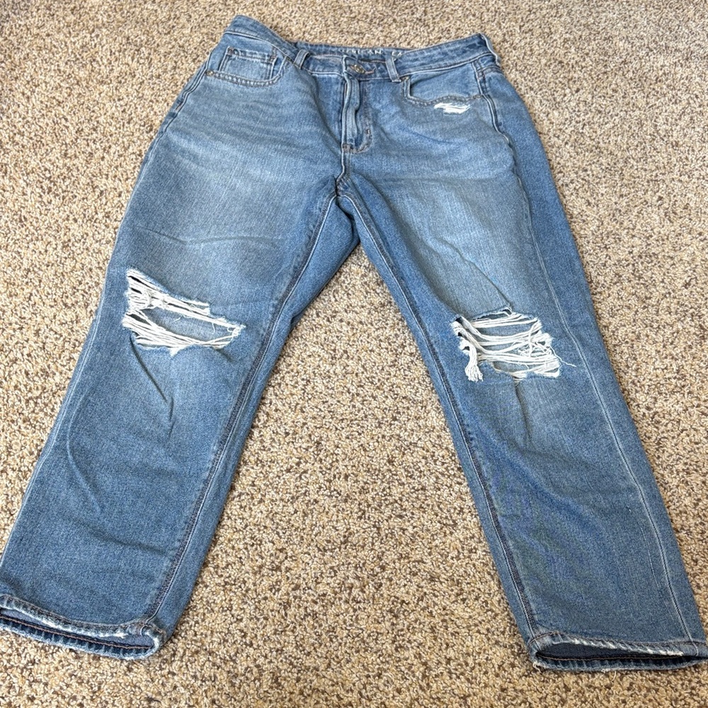 American Eagle Outfitters Blue Mom Jeans